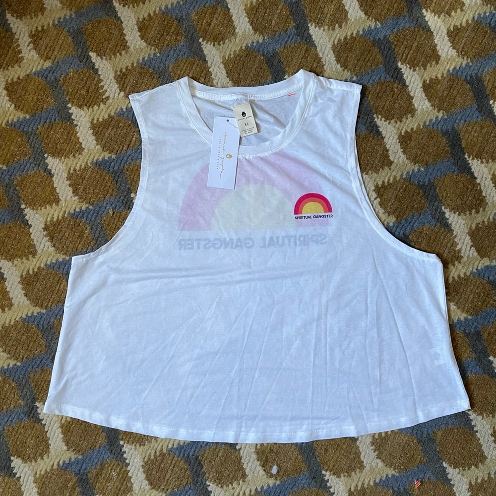 Spiritual gangster XL active crop top